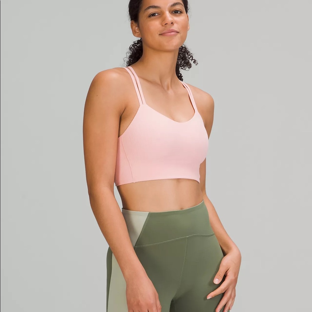 Lululemon Like a Cloud Ribbed Longline Bra Light Support, B/C Cup - Picture 3 of 8